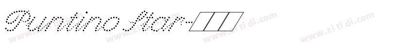 Puntino Star字体转换